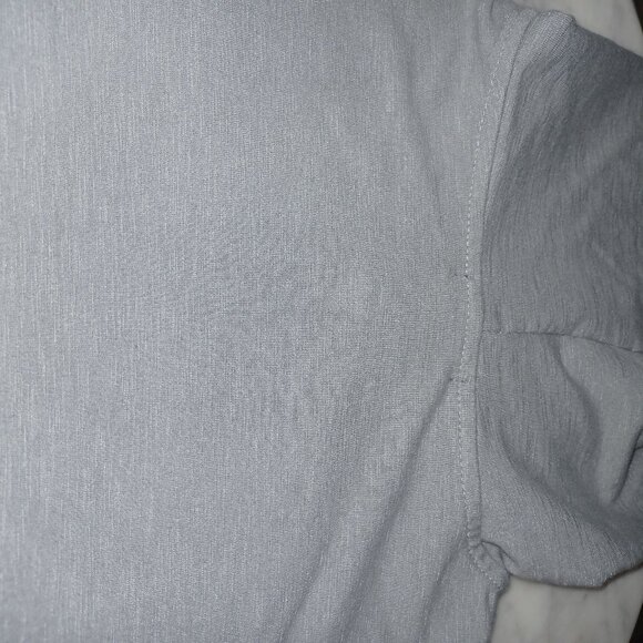 Men's Hooded Sweat Shirt Medium Gray White - Picture 3 of 5